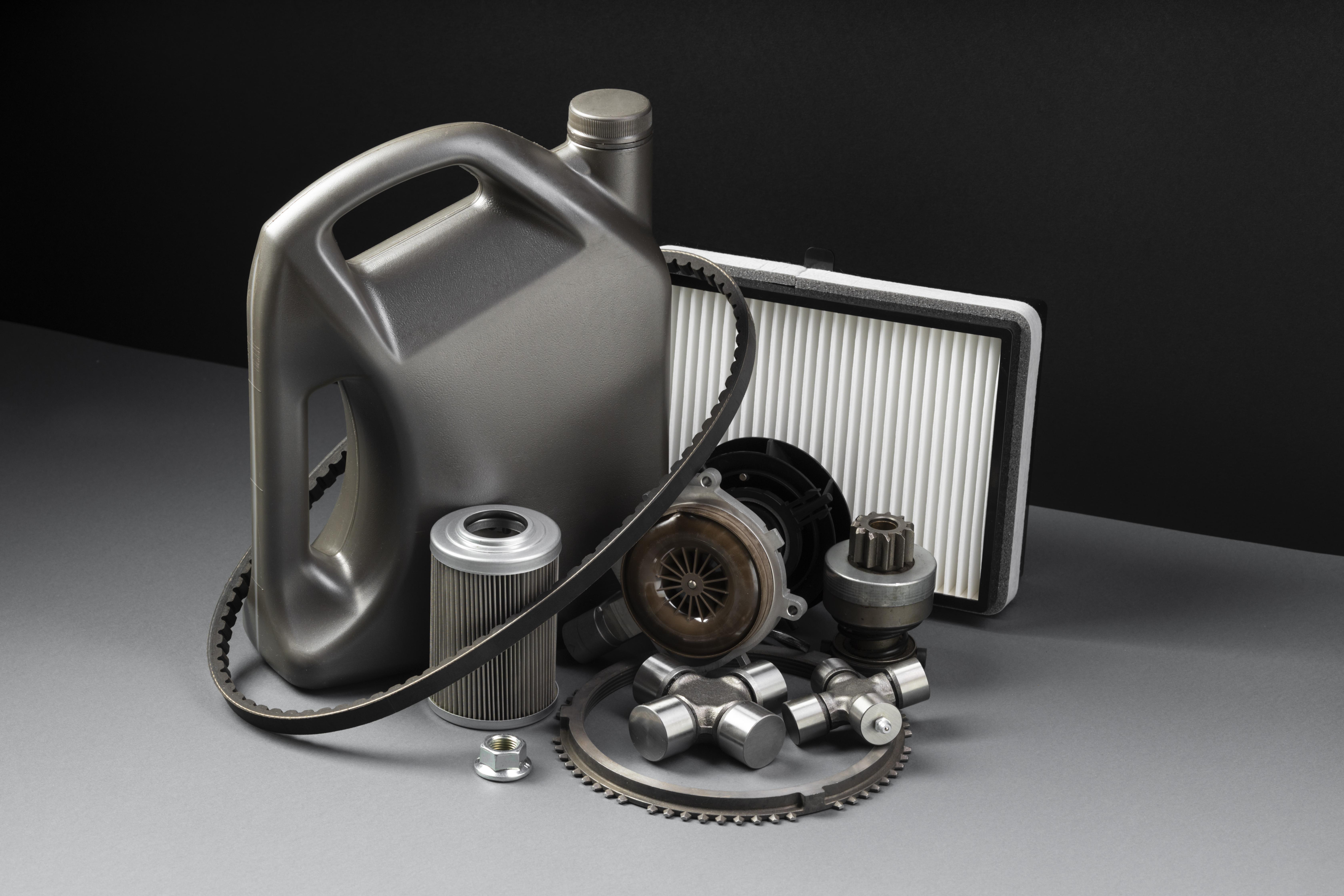 Professional team working on parts sourcing